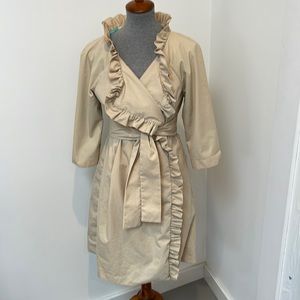 J Crew ruffle lapel jacket. Size 8